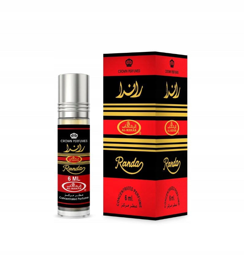 RANDA ARABIC PERFUME IN ORIENTAL OUD OIL STRONG 6 ml AL REHAB Packaging status original