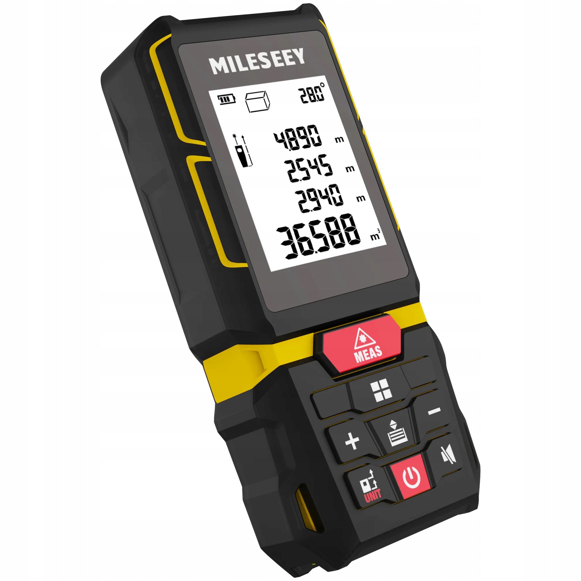 RANGEFINDER LASER DIGITAL DISTANCE METER FOOT TO ANGLE 100 METERS USBC Packaging status original
