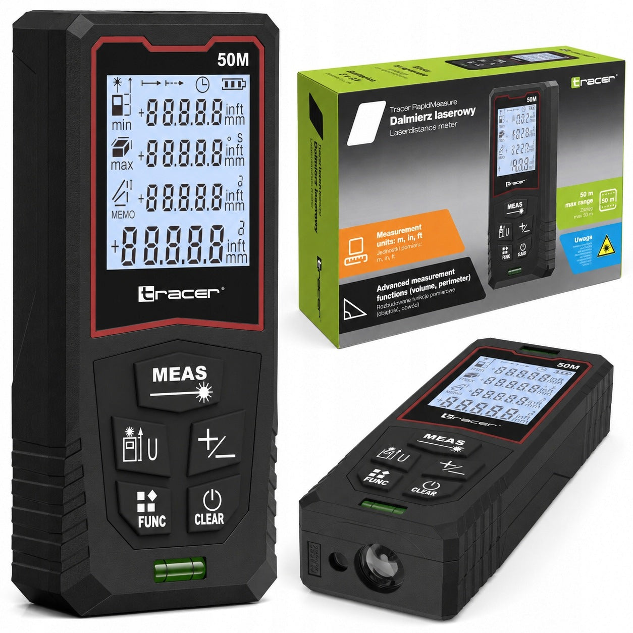 RANGEFINDER LASER DIGITAL METER 50M DISTANCE LASER LEVEL METER