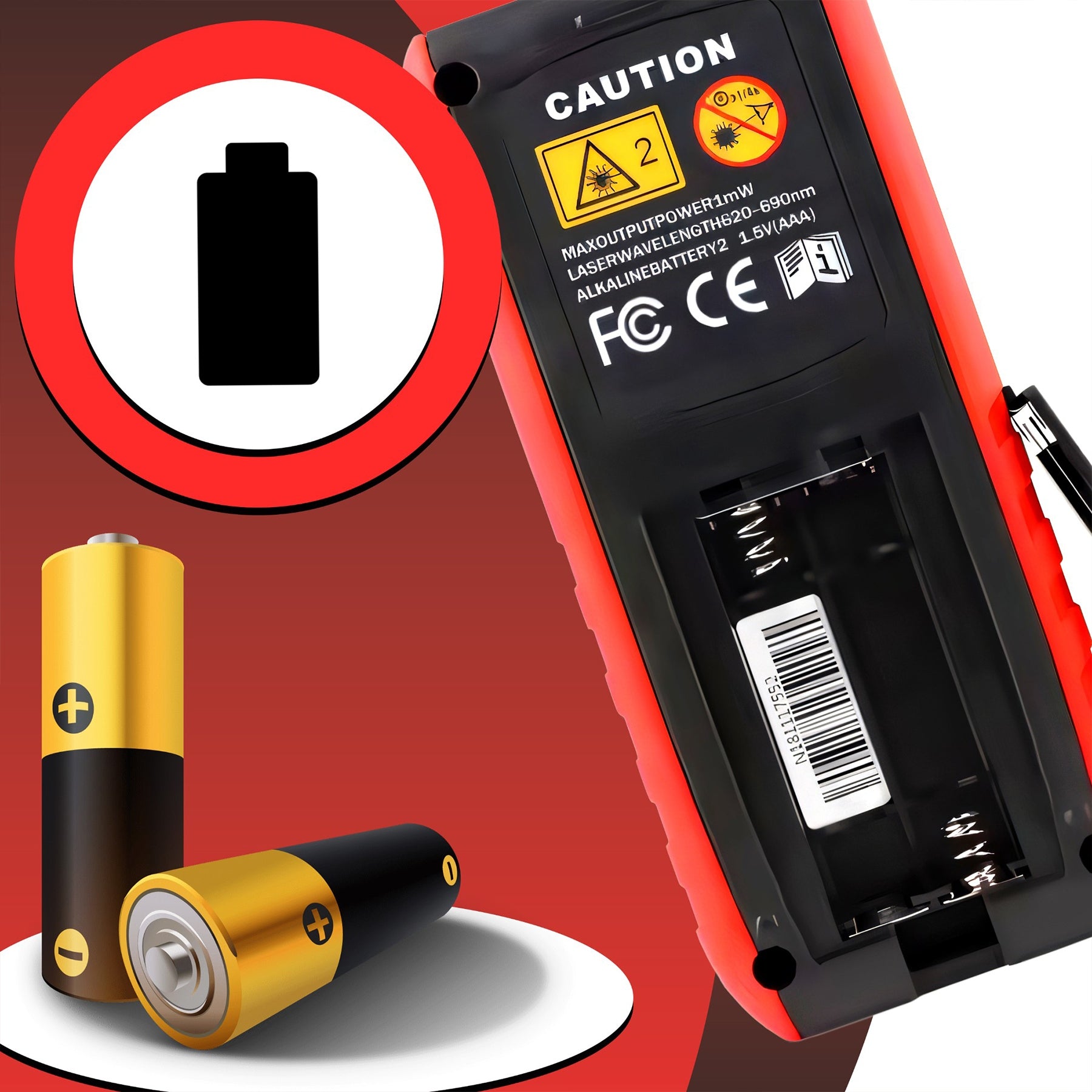 RANGEFINDER LASER DISTANCE METER 50M DIGITAL LEVEL LCD PROTRACTOR Maximum range 31-60 m