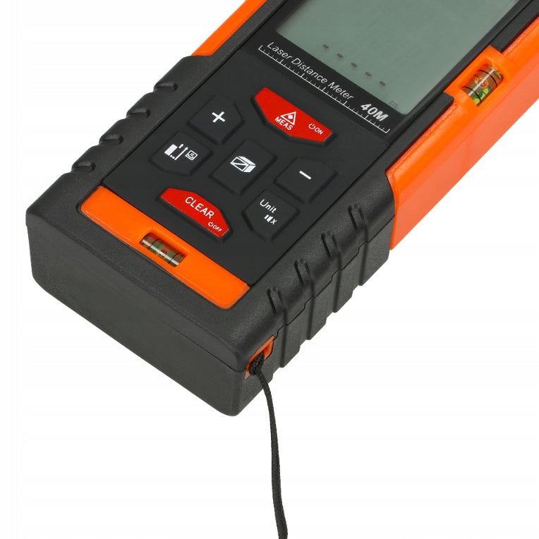 RANGEFINDER LASER DISTANCE METER DIGITAL 40M LEVEL BASEHOME CASE Maximum number of measurements in memory 30