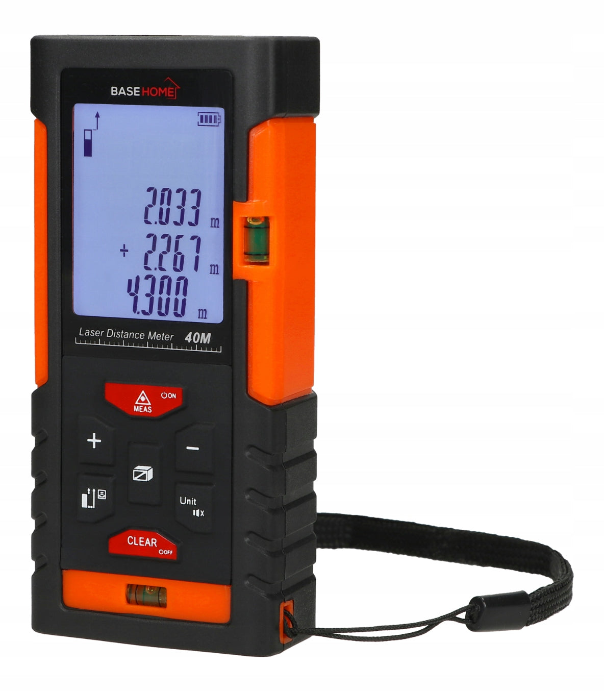 RANGEFINDER LASER DISTANCE METER DIGITAL 40M LEVEL BASEHOME CASE Measurement accuracy (+/- mm) 1,5