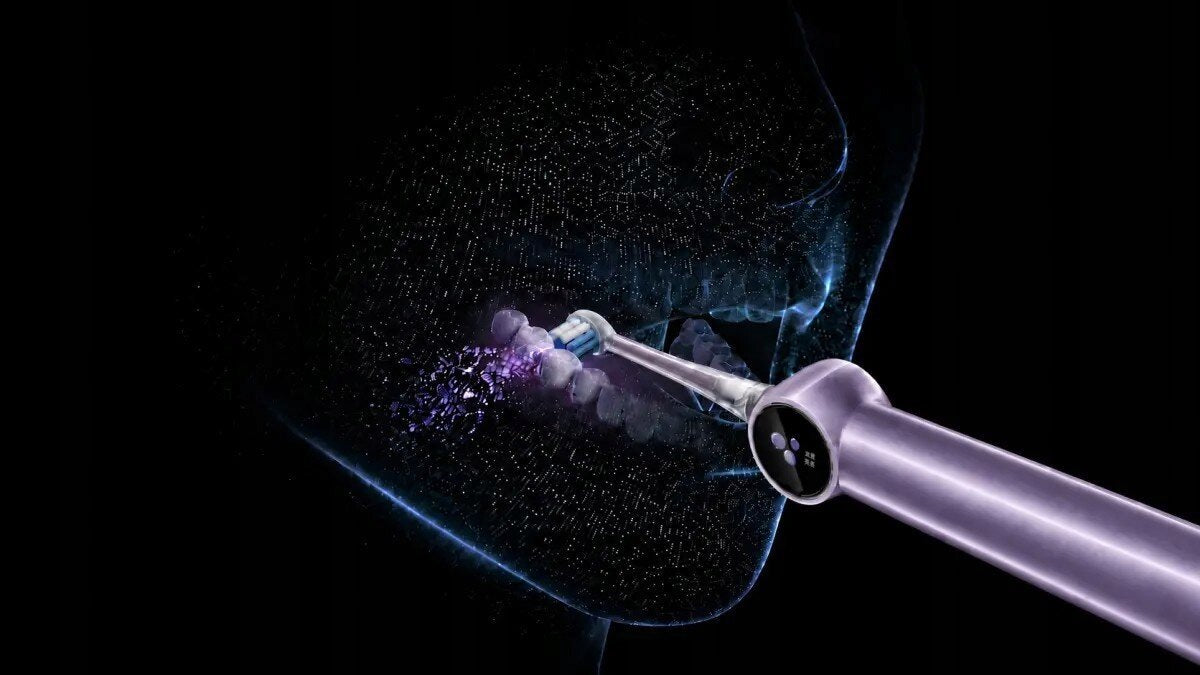 RANVOO Ph5 AirJet II Bubble Sonic Toothbrush Purple Dominant color purple