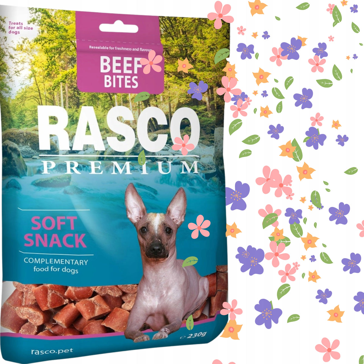RASCO DOG TRAINERS TREATS BEEF MORSELS 230G