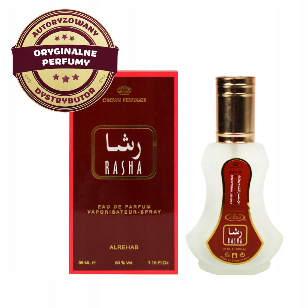 RASHA EAU DE PARFUM WOMEN'S ARABIC PERFUME EDP 35 ML AL REHAB