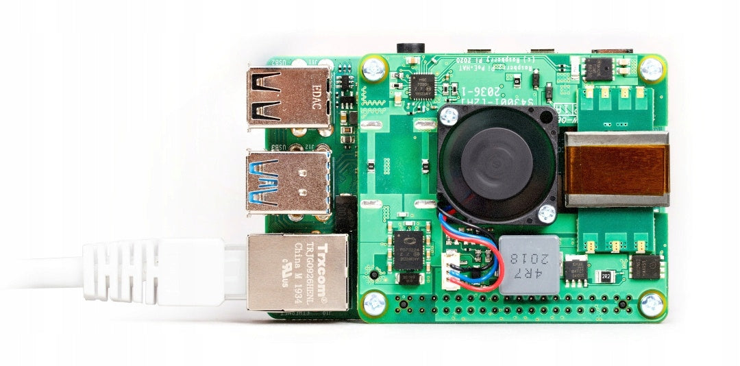 RASPBERRY-PI Power over Ethernet (PoE) HAT for Raspberry Pi 3 Model B+ /4B Manufacturer code SC0468