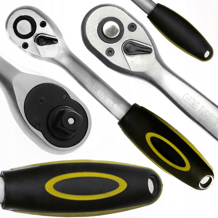 RATCHET 1/2" 36 TEETH RATCHET STRONG CrV KNOB SOCKET WRENCH