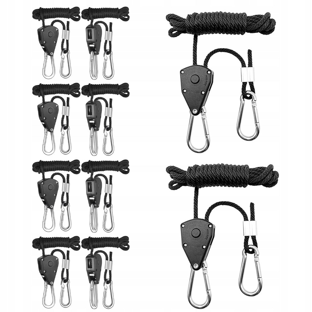 RATCHET HANGERS, ADJUSTABLE ROPE HOOKS, PLANTS RATCHET HANGER