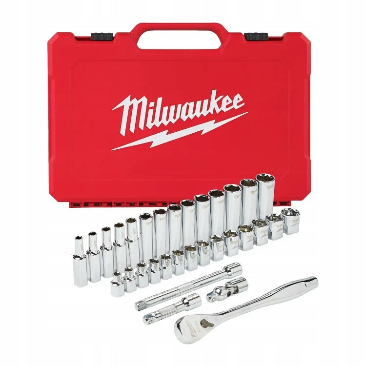 RATCHET SOCKET SET 32 PCS 3/8”