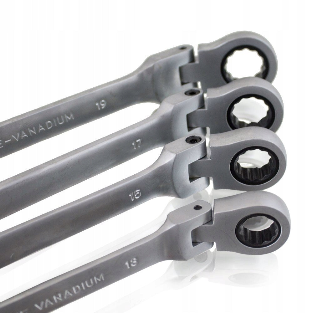 RATCHETING FLAT EYE WRENCHES BROKEN SET Brand Bituxx
