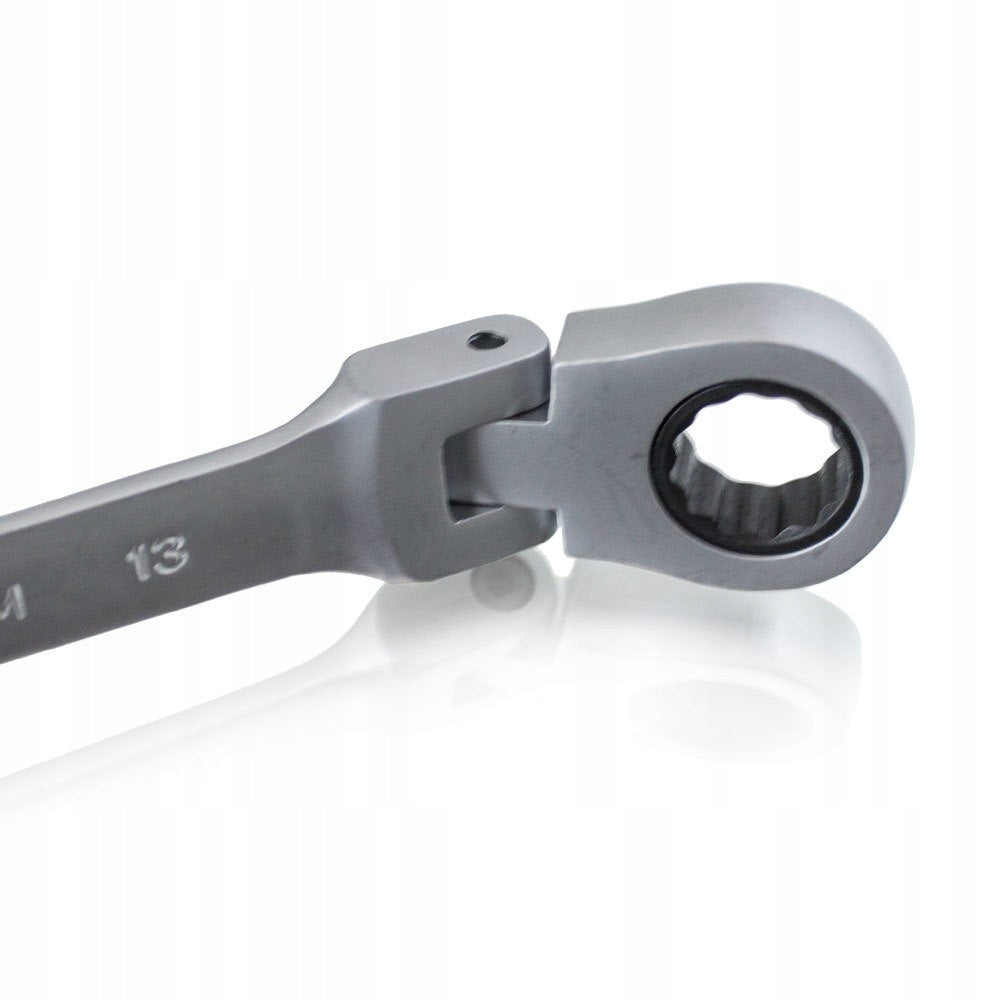 RATCHETING FLAT EYE WRENCHES BROKEN SET Number of items in the set 12