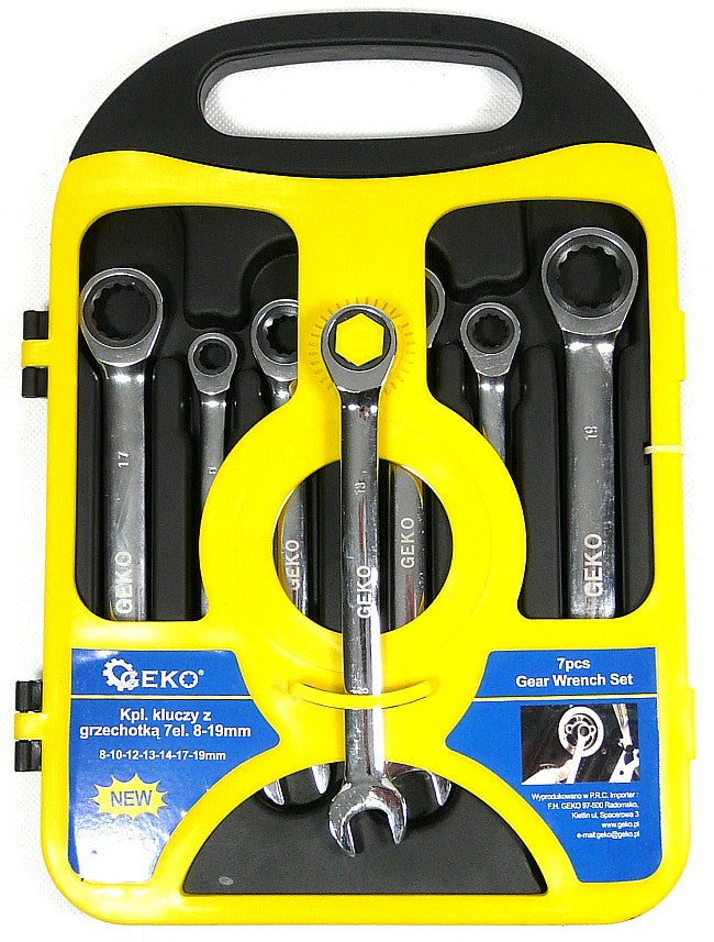 RATCHETING WRENCHES 8-19 MM 7 EL