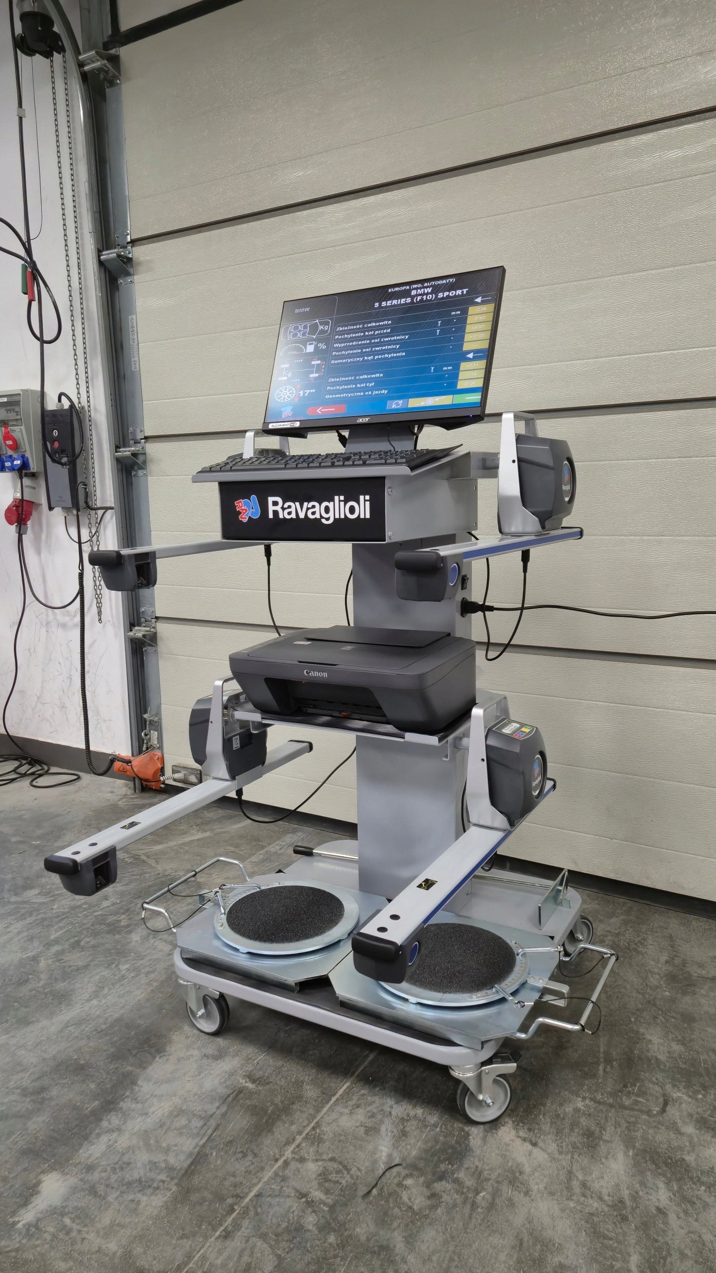 RAVAGLIOLI TD5080WS4 WHEEL GEOMETRY 8 CAMERAS CCD WIRELESS CONVERGENCE Manufacturer code RAV5080WS