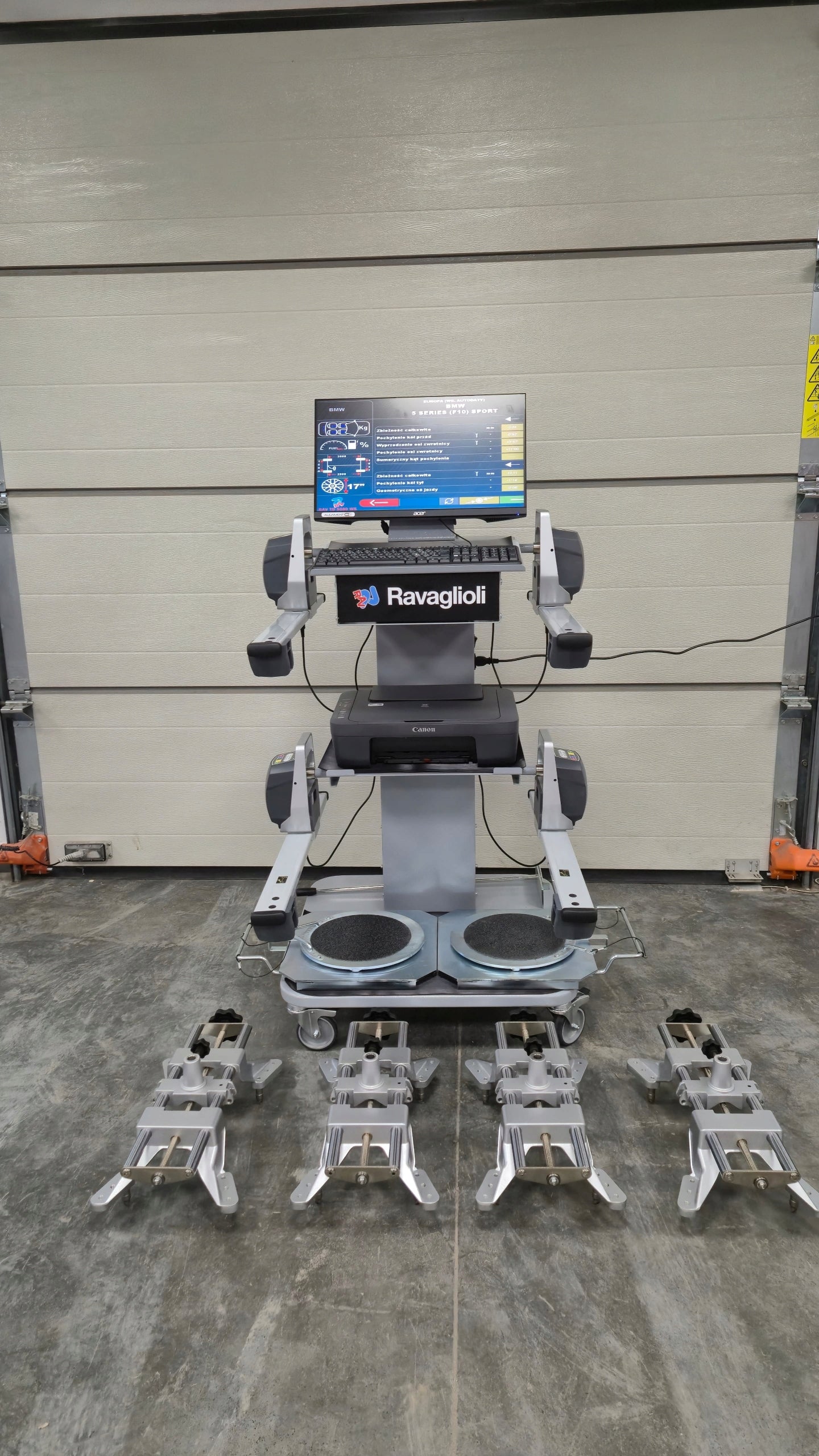 RAVAGLIOLI TD5080WS4 WHEEL GEOMETRY 8 CAMERAS CCD WIRELESS CONVERGENCE