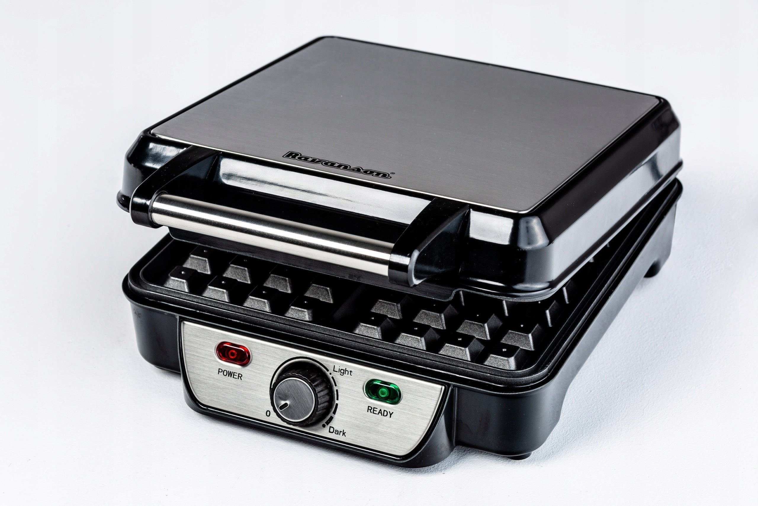 RAVANSON GR-7030 INOX 1100W Waffle Iron, 4 Waffles GR7030 Model 601270322