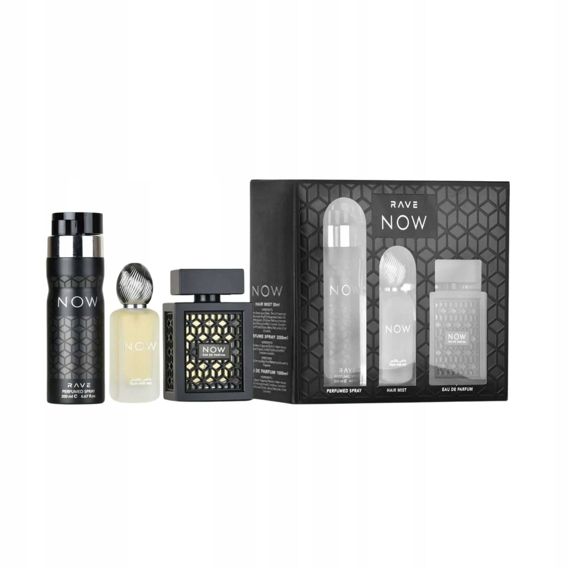 RAVE NOW GIFTSET EDP 100ML+ 200ML+50ML gift set for men EAN (GTIN) 6290362340287