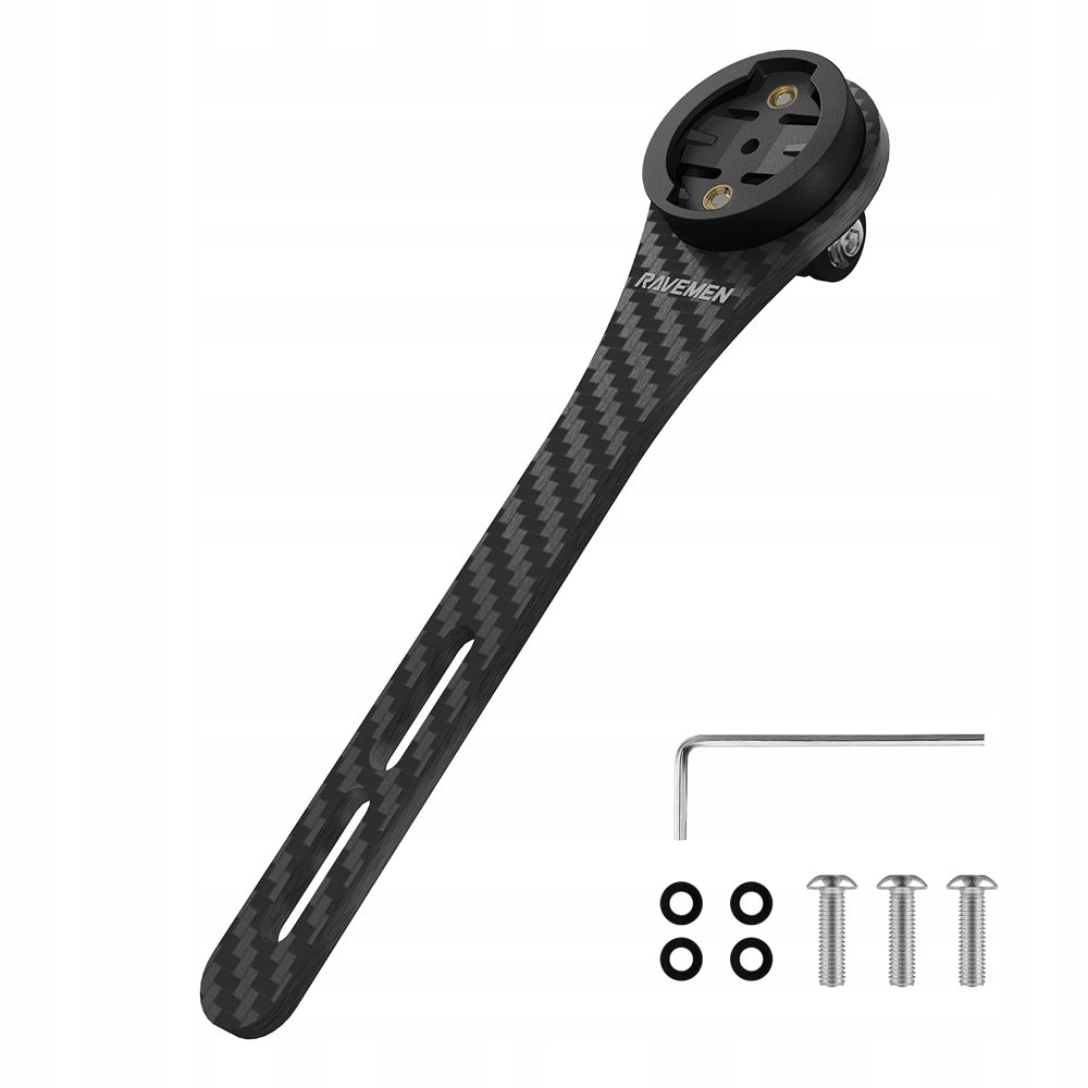 RAVEMEN AOM03 Carbon Fiber Computer Mount for Integrated Bars, Only 28g Manufacturer code AOM03