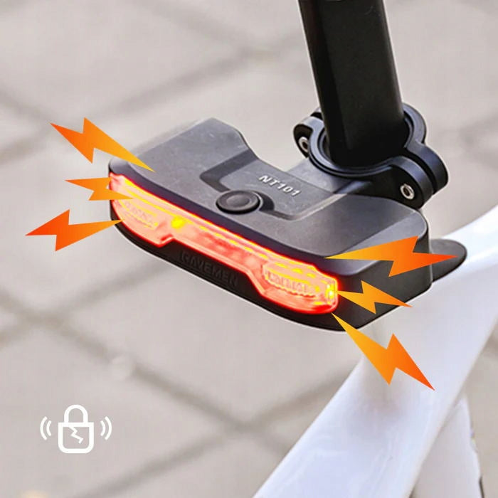 RAVEMEN NT101 Bike Turn Signals Rear Light Bicycle Wireless Taillight Horn Kind rear-facing