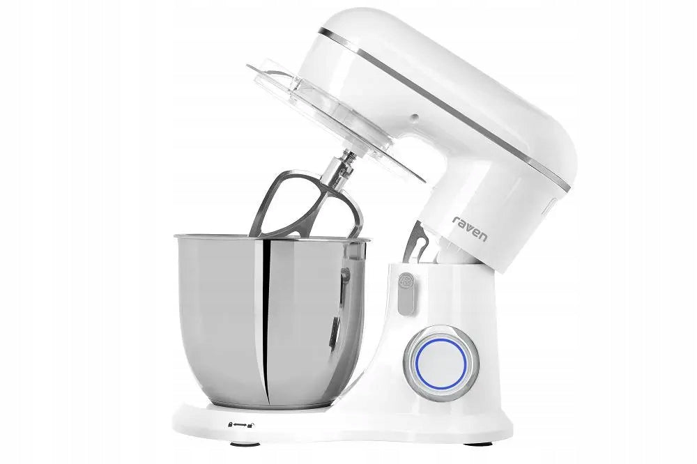 RAVEN ERW004 1300W 4.5L Planetary Kitchen Machine with Mixer, Whisk, Hook Packaging status original