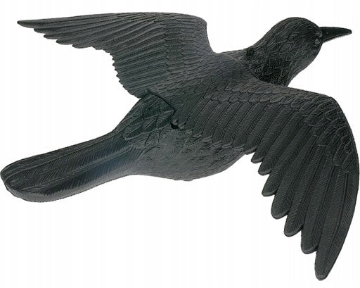 RAVEN IN FLIGHT NO PEST MOCK-UP BIRD RAVEN DETERRENT BIRDS PIGEON STARLINGS Manufacturer code SYLWETKA KRUKA NA PTAKI GOŁĘBIE SZPAKI WRONY