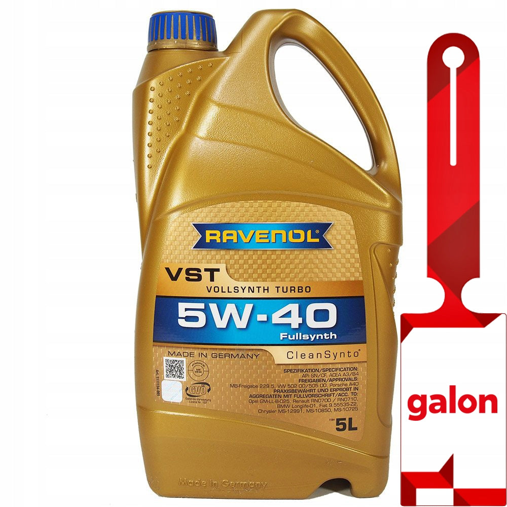 RAVENOL VST 5W40 CleanSynto USVO 5L - synthetic engine oil