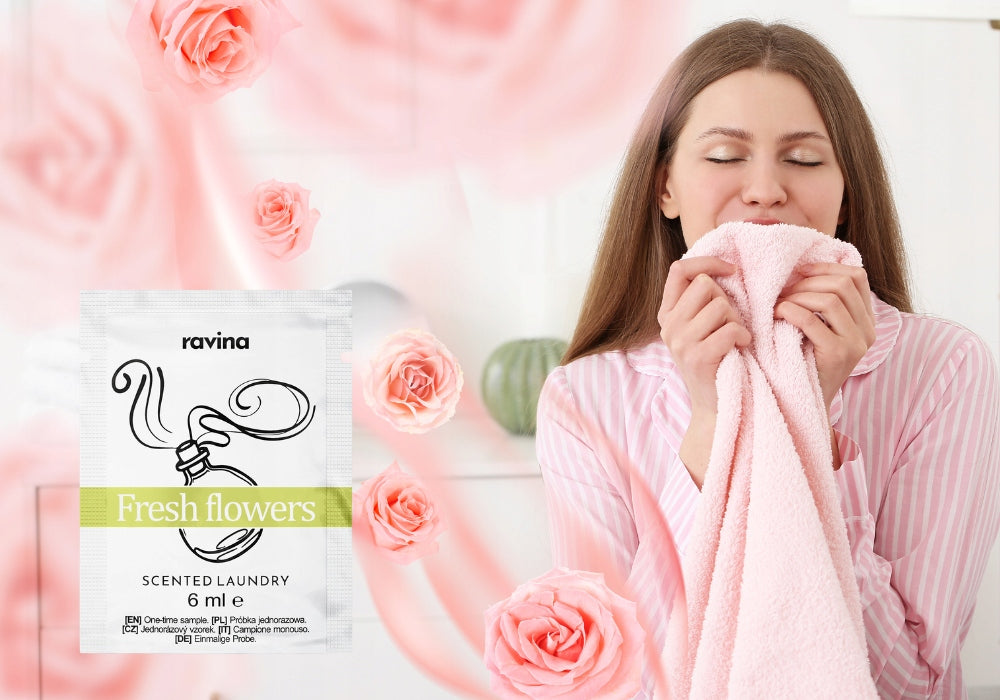 RAVINA WASHING PERFUME FRESH FLOWERS 6ml FABRIC CLOTHES FRAGRANCE Form liquid
