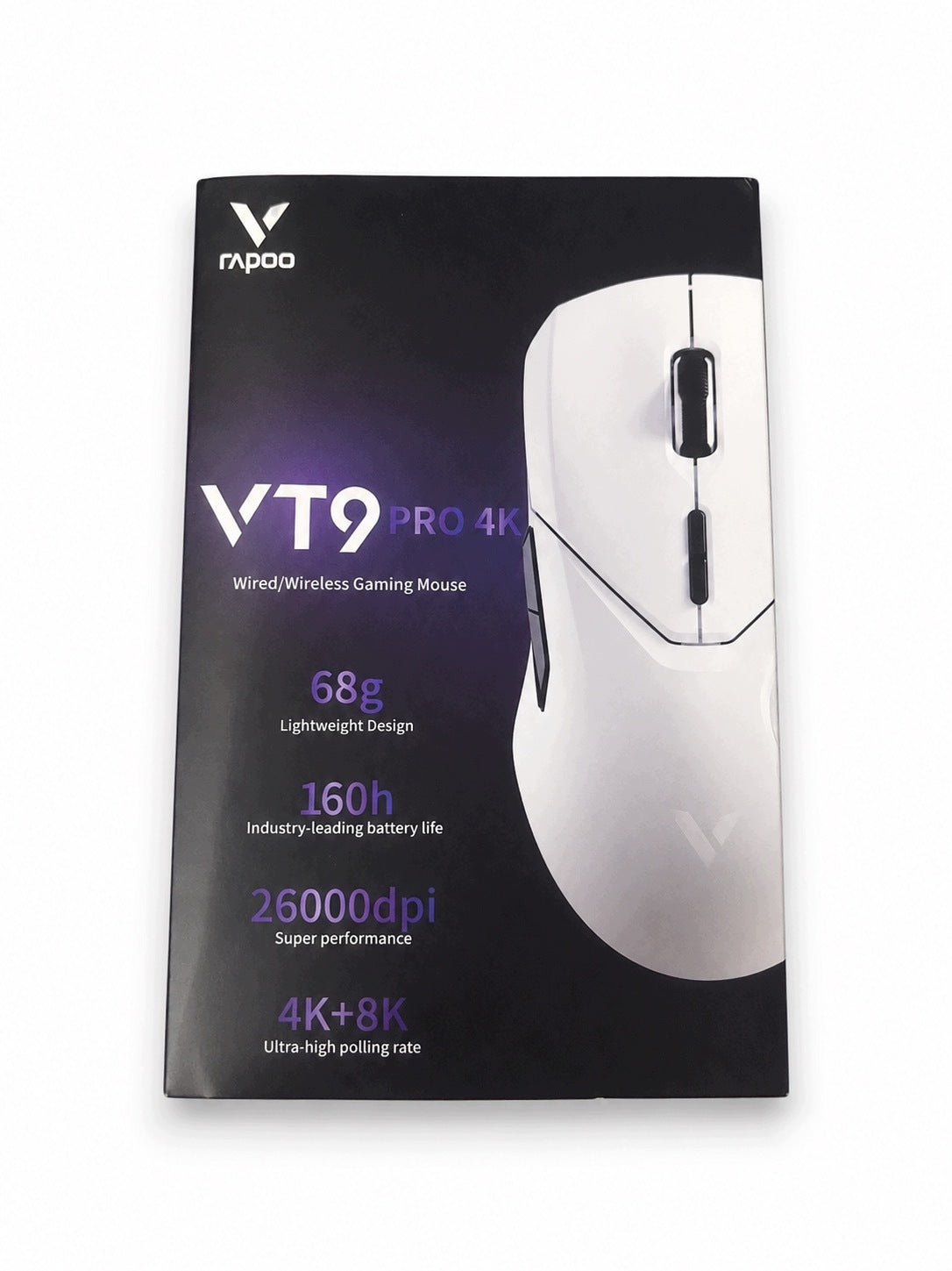 RAVPOO VT9 PRO 4K WIRED/WIRELESS GAMING MOUSE Manufacturer code 2446CUK01J