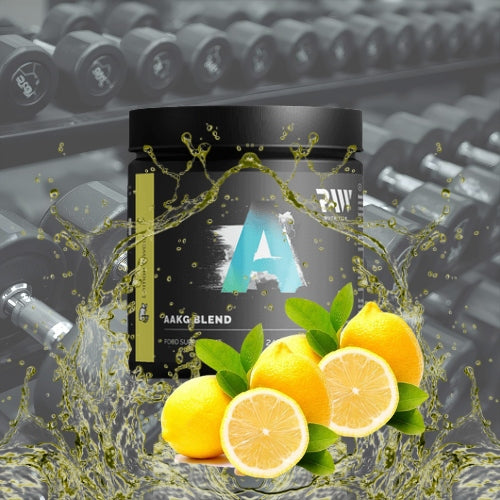 RAW NUTRITION AAKG BLEND 240g PUMP - CAPACITY - REGENERATION - LEMON Expiration date at least 1 year from the date of purchase