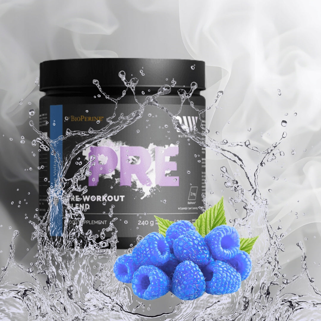 RAW NUTRITION PRE-WORKOUT BLEND 240g CITRULLINE + TAURINE /PUMP - RASPBERRY Expiration date at least 1 year from the date of purchase