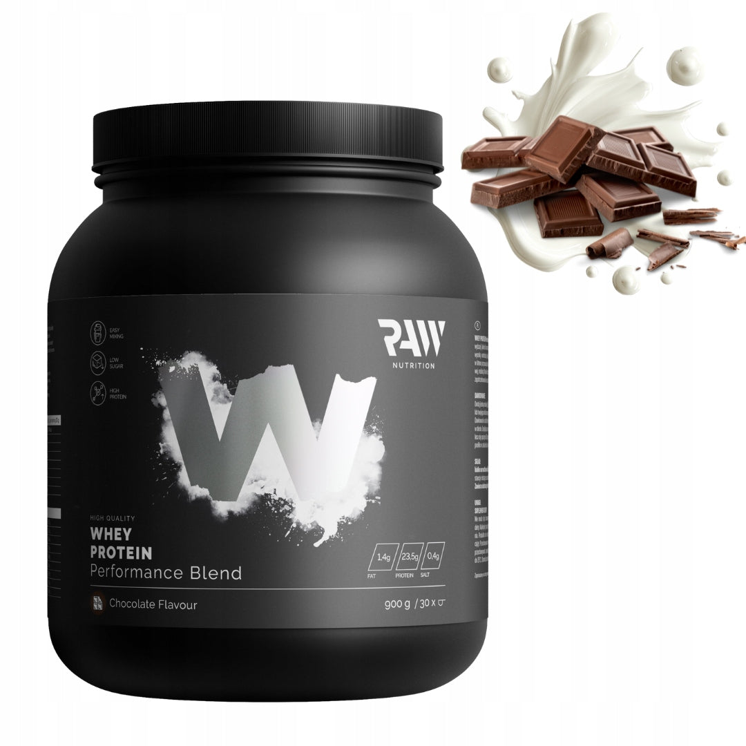 RAW NUTRITION WHEY PROTEIN BLEND WPC 900g PROTEIN WPC CONCENTRATE - CHOCOLATE