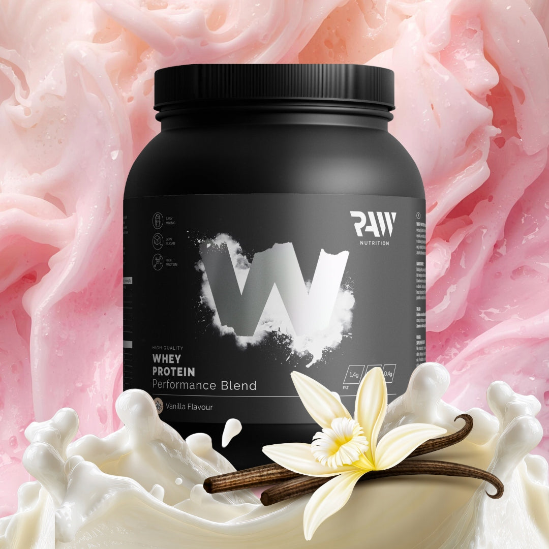 RAW NUTRITION WHEY PROTEIN BLEND WPC 900g PROTEIN WPC CONCENTRATE - VANILLA Manufacturer code 5901619449998