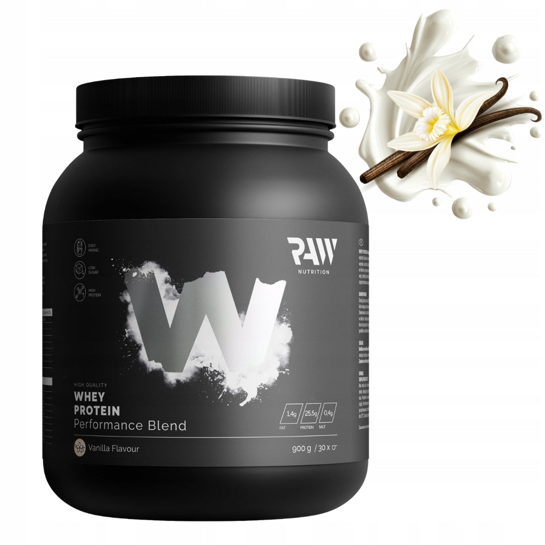 RAW NUTRITION WHEY PROTEIN BLEND WPC 900g PROTEIN WPC CONCENTRATE - VANILLA