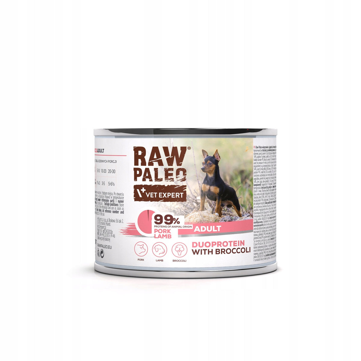 RAW PAELO ADULT -PORK & LAMB 200G