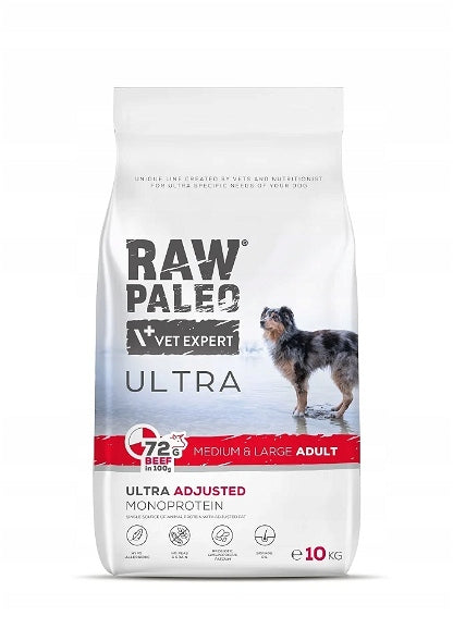 RAW PALEO Ultra Beef Medium&Large Adult Beef 10kg