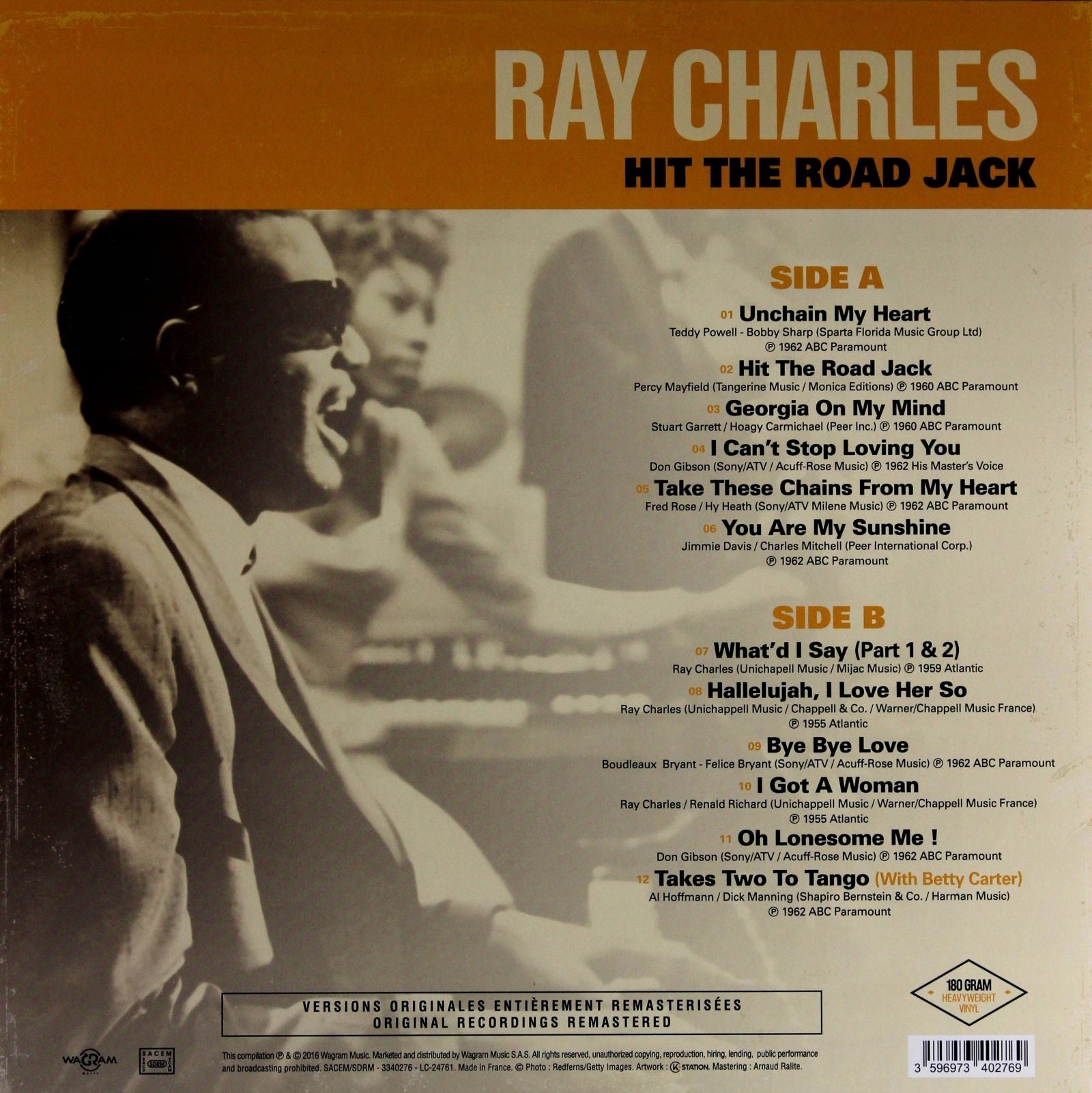 Schallplatte Ray Charles Hit The Road Jack 