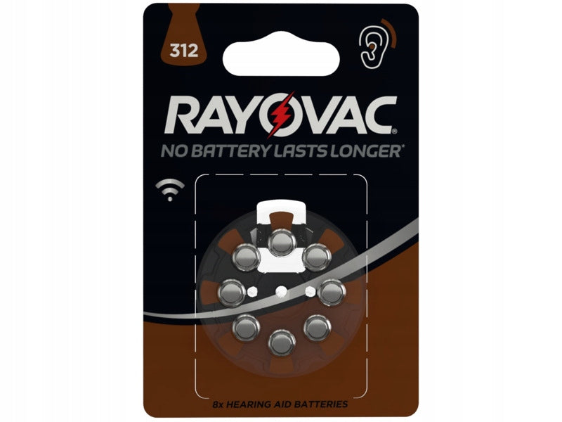 RAYOVAC 312 BLI8 HEARING AIDS