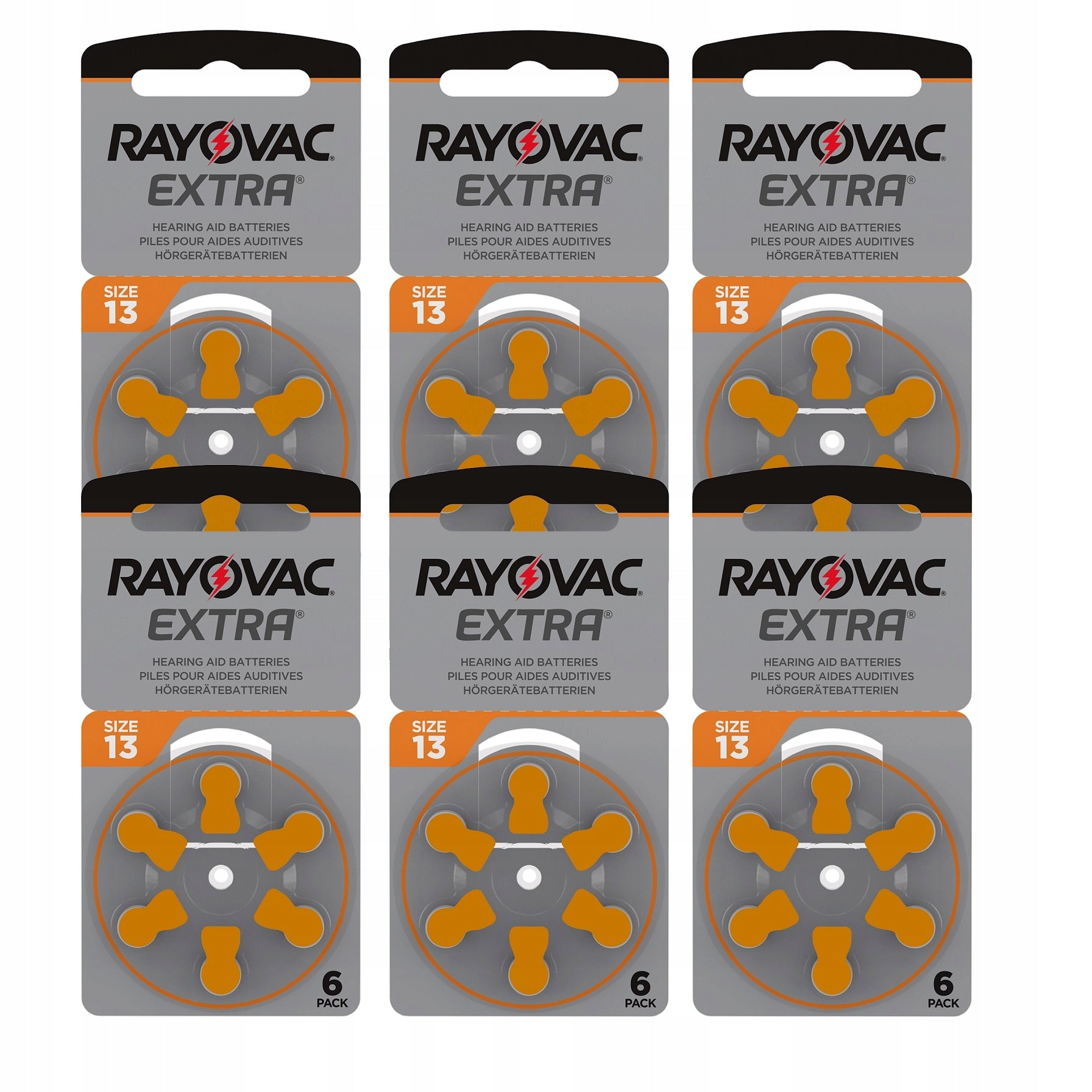 RAYOVAC 36x Hearing Aid Batteries for Hearing Aids 13 MF PR48 ZincAir
