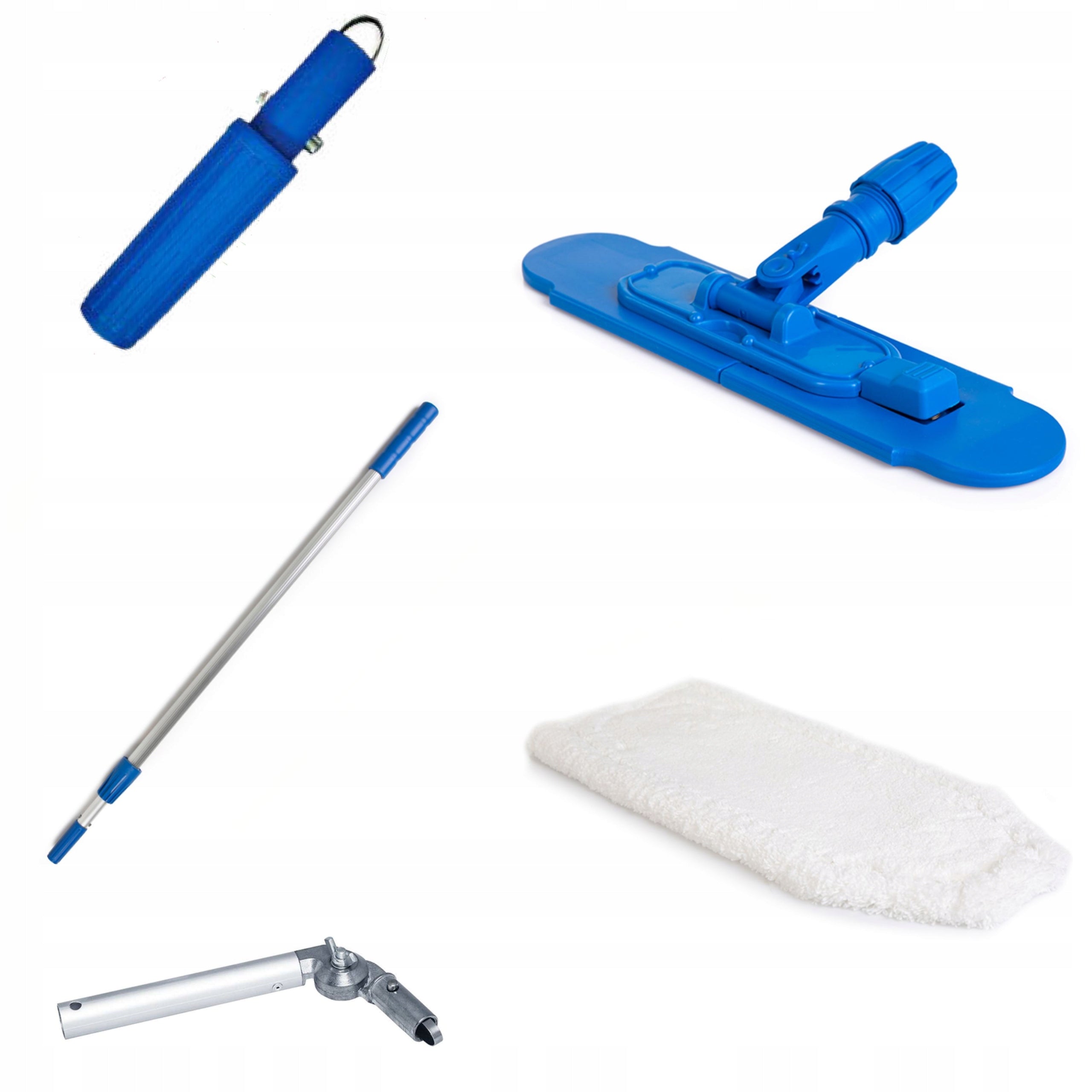 RAYPATH Flat Mop Stick for Mop + Window Upholstery Panel Wash Cartridge Packaging status original