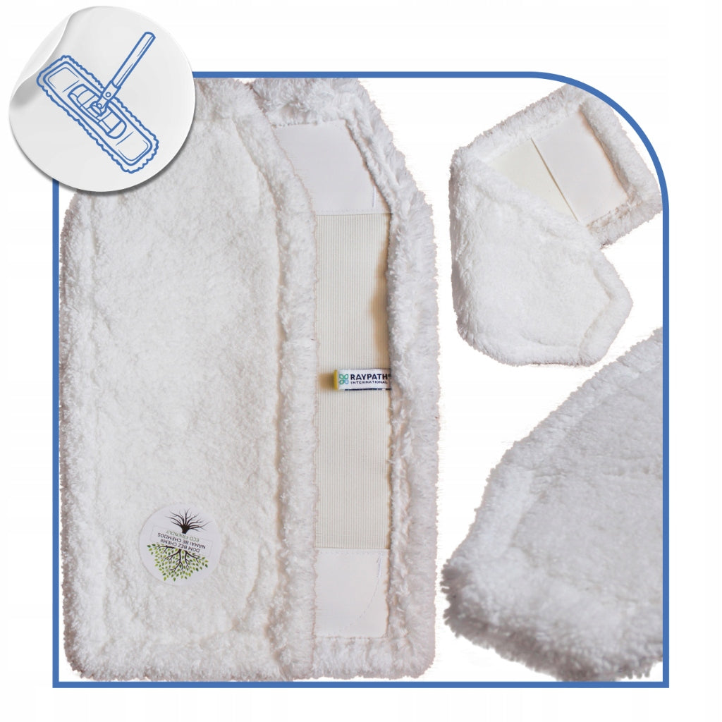 RAYPATH Mop Flat Mop Stick + Upholstery Window Panel Wash Cartridge Manufacturer code Mop do mycia na mokro Zestaw wkład kij
