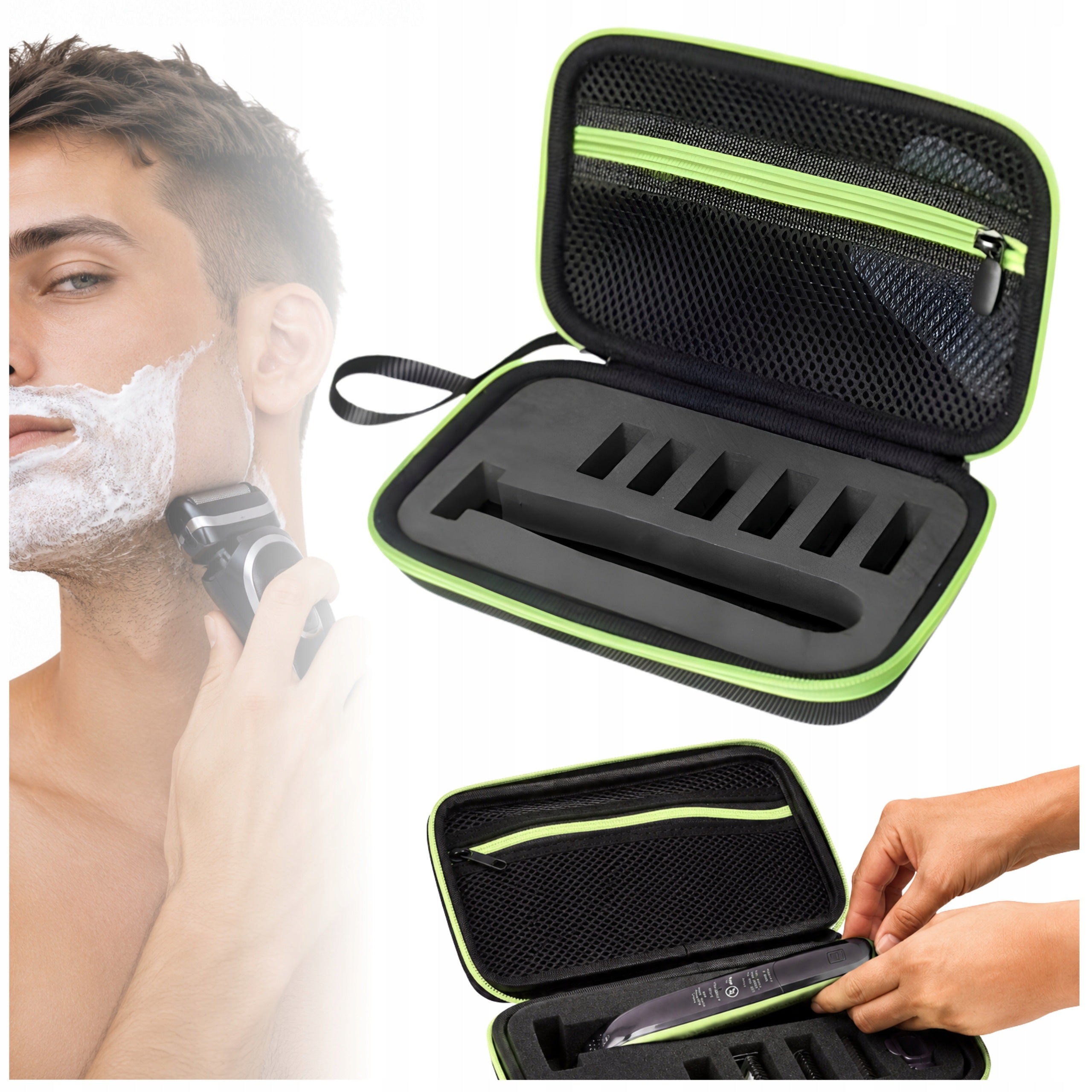 RAZOR CASE FOR PHILIPS ONEBLADE QP2520, QP2530 AND CAP BLADES