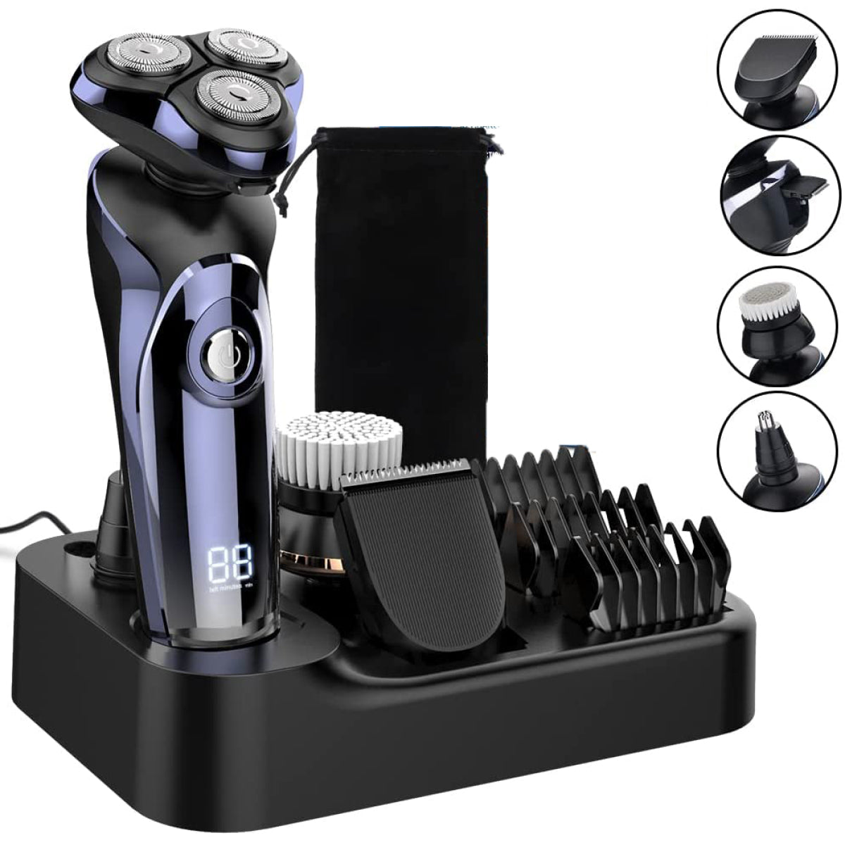 RAZOR ELECTRIC CORDLESS SHAVER FOR FACIAL HAIR