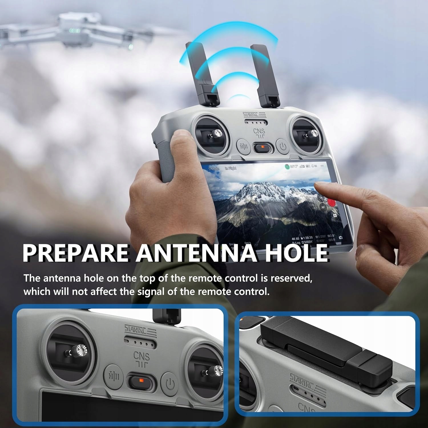 RC 2 SILICONE COVER CASE FOR DJI MINI 5 PRO/MINI 4 PRO/AIR 3S RC2 PROTECTOR Manufacturer code 1127119