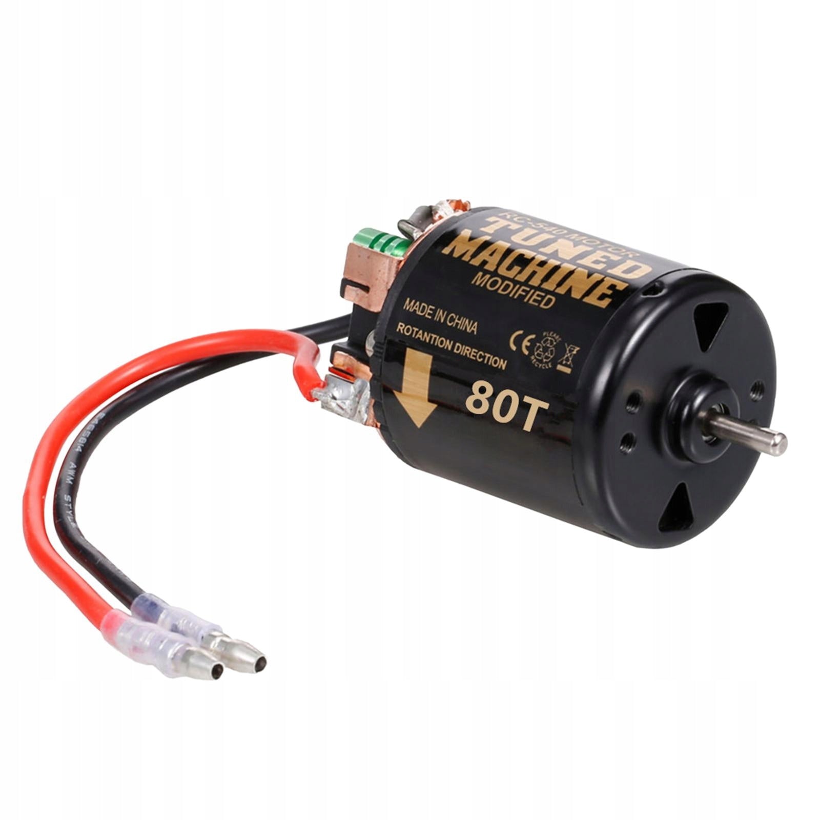 RC 540 Brushed Motor for 1/10 Scale RC Car Crawler Truck Spare Parts 80T Brand no brand