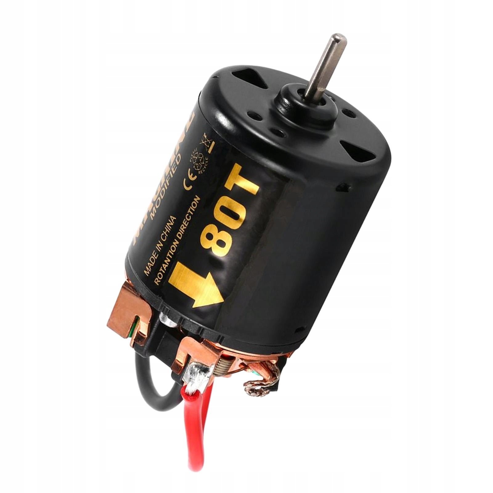 RC 540 Brushed Motor for 1/10 Scale RC Car Crawler Truck Spare Parts 80T