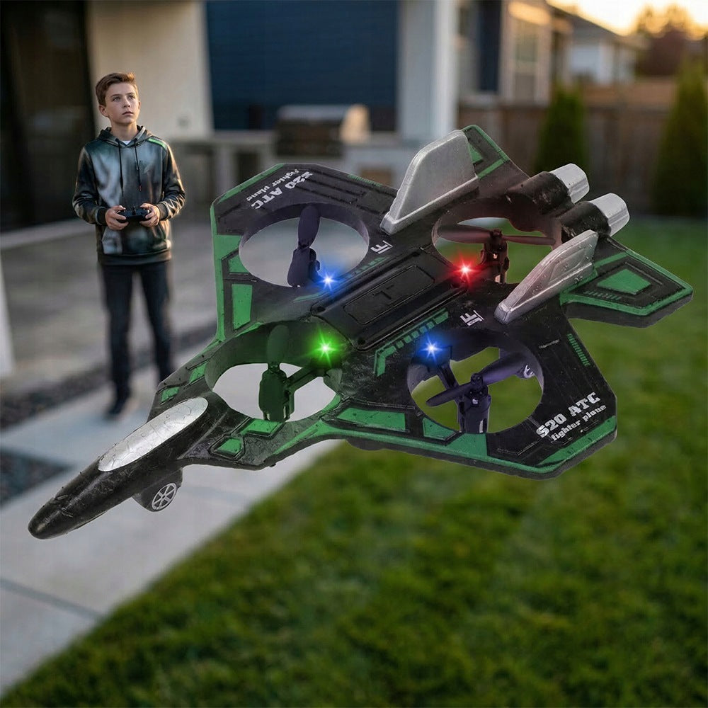 RC AIRPLANE REMOTE CONTROLLED JET 360 FLIP EPP LED CHILD GIFT Brand no brand