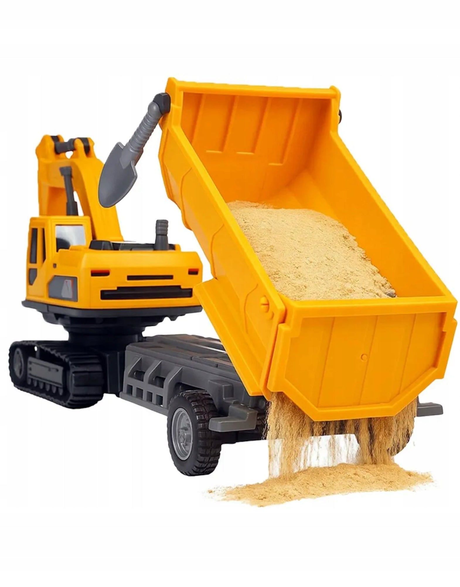 RC EXCAVATOR REMOTE CONTROLLED 2,4GHz SMOKE LIGHT SOUNDS DUMP TRUCK USB Manufacturer code PKZS-06