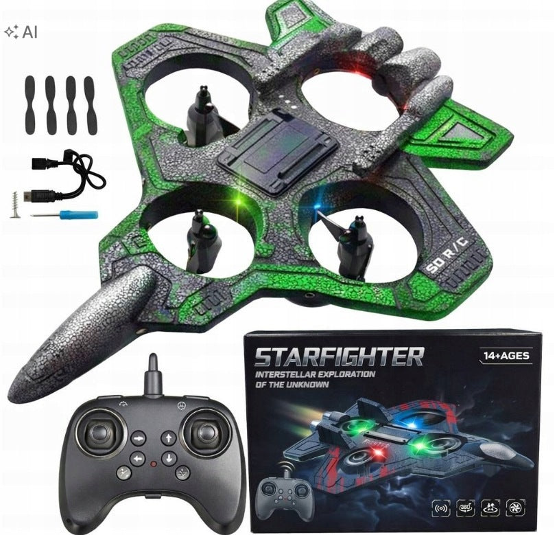 RC Foam Aircraft – Remote Controlled Model with LED Lighting