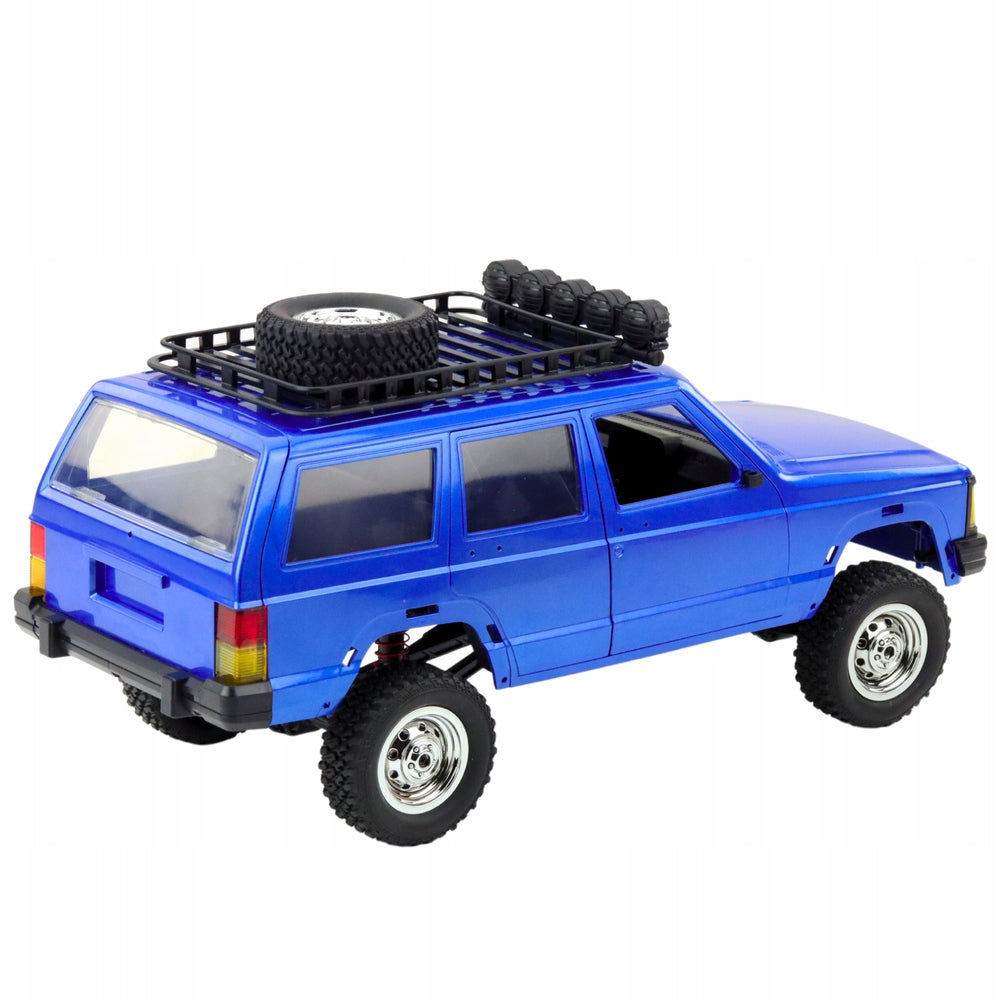 RC Off-Road Car 4x4 MN78 Blue Scale 1:12 Lean Toys Kid's age 3＋ years