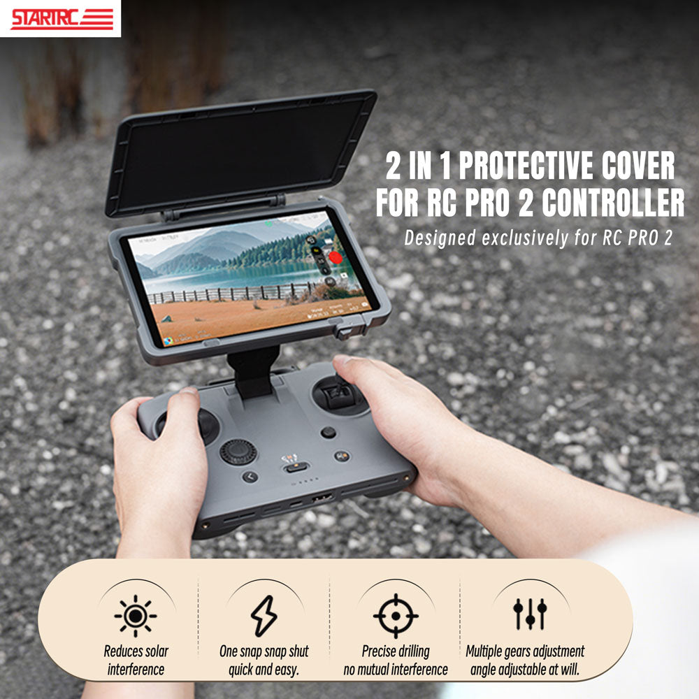RC PRO 2 REMOTE ANTI-GLARE SUNSHADE HOOD COVER FOR DJI MAVIC 4 PRO Brand STARTRC
