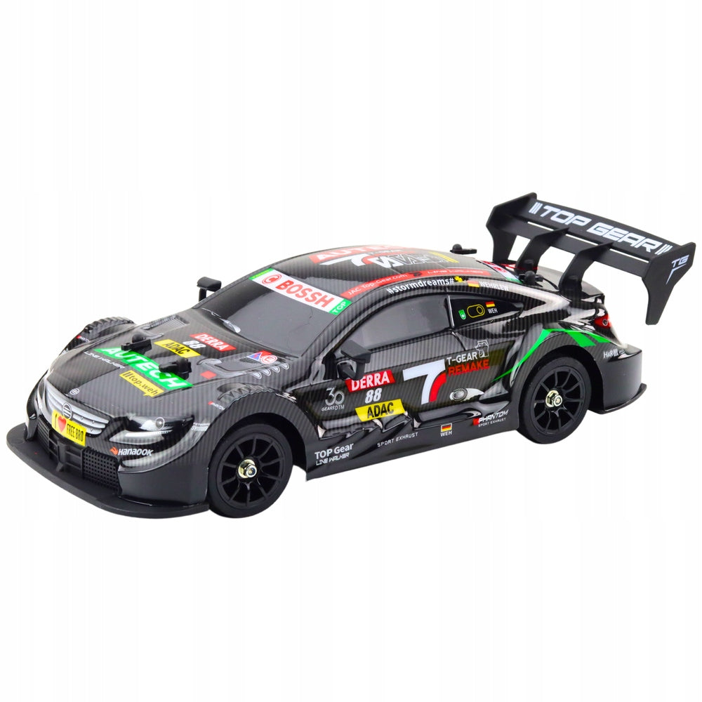 RC Remote Controlled Racing Car 1:16 DRIFT BLACK 30 KM/ H LED Brand LEAN Toys